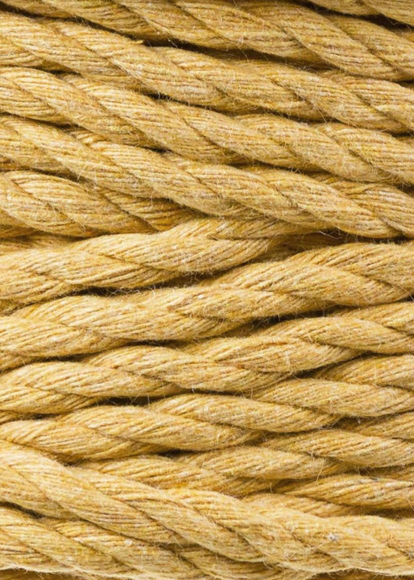 Bobbiny XXL 5mm 3 Ply Macrame Cord (Honey) – BOBBINYCORDS.US