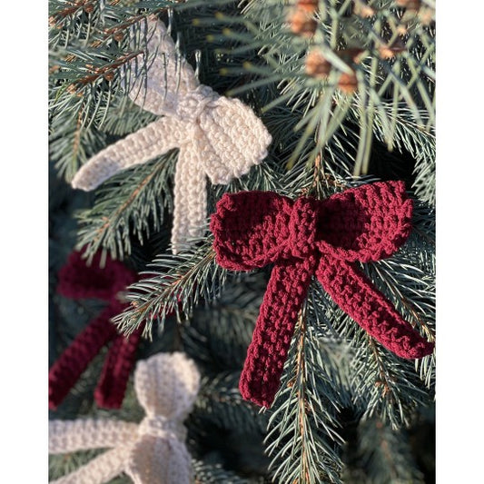 HOLIDAY CROCHET BOW