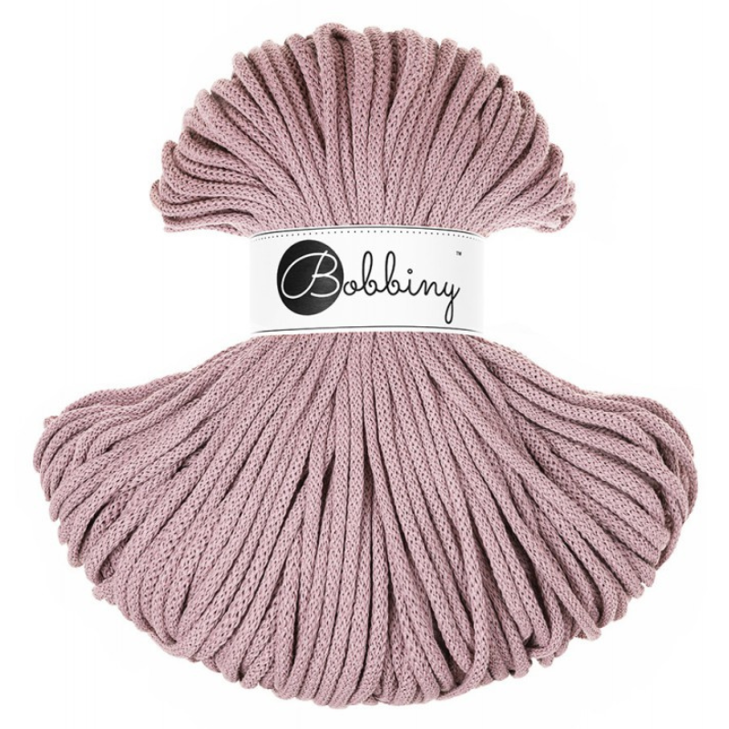 Bobbiny Premium 5mm Braided Macrame Cord (Mauve) – BOBBINYCORDS.US